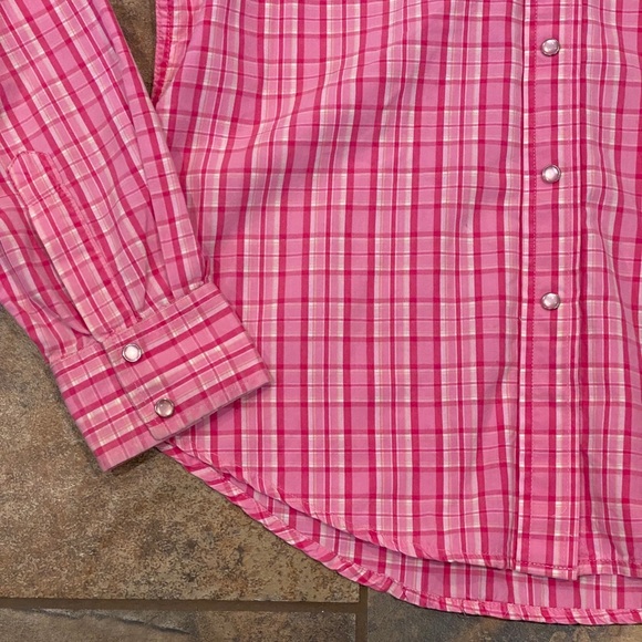 Juniors Pearl Snap Shirt - Picture 3 of 5